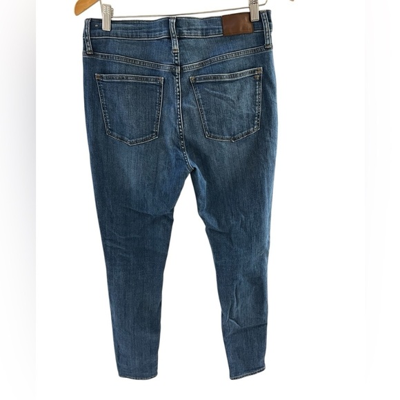 Madewell 9” Mid-Rise Skinny Jeans With Distressing Size 29 - Picture 2 of 12